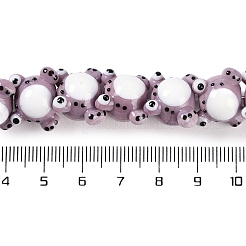 Handmade Lampwork Beads Strands&nbsp;LAMP-P066-07B