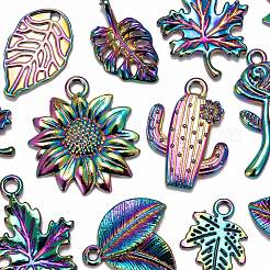32Pcs 8 Style Alloy Pendants&nbsp;FIND-LS0001-19MC