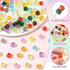 360Pcs 12 Colors Transparent Acrylic Beads&nbsp;TACR-YW0003-41