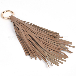 PU Leather Tassel Pendans Keychain&nbsp;FIND-WH20019-242G-01