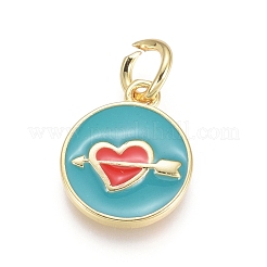 Golden Plated Brass Charms&nbsp;ENAM-L028-002