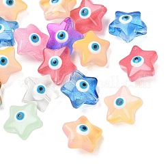 Handmade Evil Eye Lampwork Beads&nbsp;LA-CBAAB97-01C