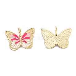 Brass Enamel Pendants&nbsp;X-KK-M220-05G-C