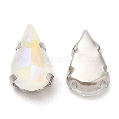 Mocha Fluorescent(MI) Teardrop Sew on Rhinestone&nbsp;GGLA-M006-01A-P06