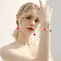 6 Bags 2 Style Opaque Acrylic Multi-Strand Links&nbsp;SACR-NB0001-15