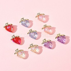 10Pcs 5 Styles Transparent Acrylic Pendants&nbsp;MACR-FS0002-09