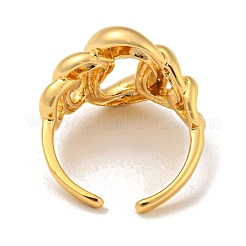 Brass Open Cuff Rings&nbsp;RJEW-B052-12G