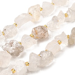 Raw Rough Natural Quartz Crystal Beads Strands&nbsp;G-Z087-A12
