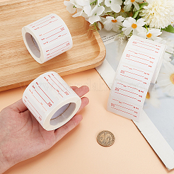 500Pcs Rectangle Roll Stickers&nbsp;DIY-WH0152-935B