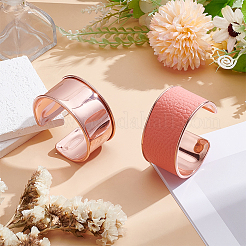 2Pcs Alloy Grooved Bangles&nbsp;BJEW-UN0001-90