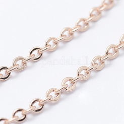 Brass Cable Chains&nbsp;CHC-K004-02RG