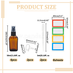 6Pcs Glass Spray Bottles&nbsp;AJEW-WR0002-97