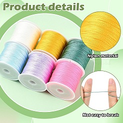 Nylon Chinese Knotting Cord&nbsp;NWIR-YW0001-09C