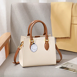 5Pcs 5 Styles Sport Theme PU Leather Keychain&nbsp;KEYC-CL0001-31