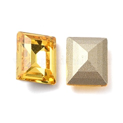 Faceted K9 Glass Rhinestone Cabochons&nbsp;GGLA-R042-04B