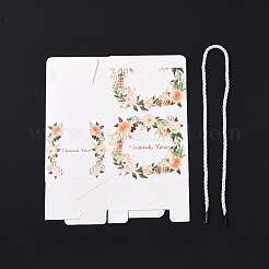Rectangle Paper Gift Boxes with Handle Rope&nbsp;X1-CON-B010-02B