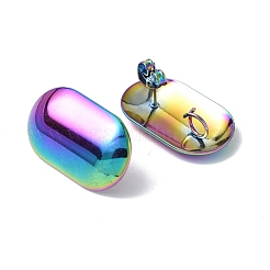 Ion Plating(IP) 304 Stainless Steel Stud Earring Findings&nbsp;STAS-F286-13MC