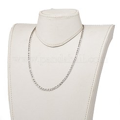 Non-Tarnish Men's 304 Stainless Steel Figaro Chain Necklace&nbsp;NJEW-JN03263