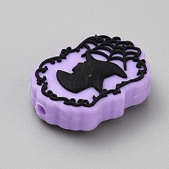 Halloween Theme Silicone Beads&nbsp;SIL-WH0014-56A-02