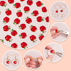 Apple Drop Earring Making Kit&nbsp;DIY-CA0003-77