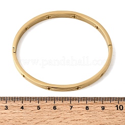 304 Stainless Steel Hinged Bangles&nbsp;BJEW-D408-27G