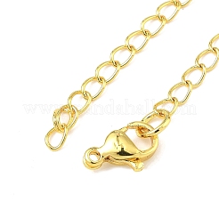 Brass Curb Chain Extender&nbsp;KK-G557-16G
