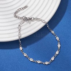304 Stainless Steel Link Chain Bracelets for Women&nbsp;BJEW-JB12680