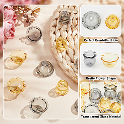 10Sets Transparent Glass Beads&nbsp;GLAA-AN0001-01A