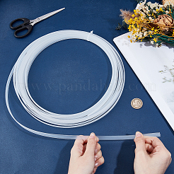 10M Translucent PVC Wedding Dress Shaping Fishbone&nbsp;DIY-GF0014-12B