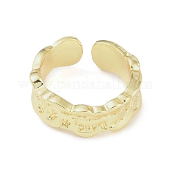 304 Stainless Steel Open Cuff Rings for Women&nbsp;LS-RJEW-H229-02G-07