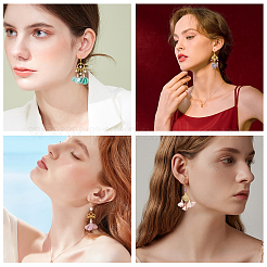 DIY Dangle Earring Making Kits&nbsp;DIY-SC0015-75