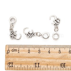 Tibetan Style Alloy Large Hole European Dangle Charms&nbsp;PALLOY-JF00035