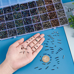 5440pcs 32 Style Glass Round Bugle Beads&nbsp;SEED-PH0001-59