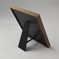 50-Slot Foldable Retangle Wood Slant Back Ring Display Frame&nbsp;RDIS-WH0009-021