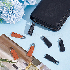 20Pcs 2 Colors PU Leather Zipper Puller&nbsp;FIND-GO0002-92