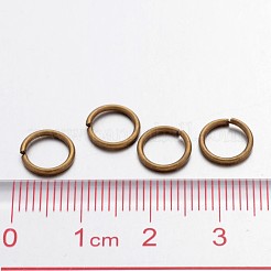 Brass Open Jump Rings&nbsp;JRC8MM-AB