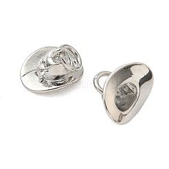 Brass Micro Pave Cubic Zirconia Pendants&nbsp;KK-Z120-20P