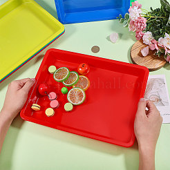 12Pcs 4 Colors Plastic Trays for Jewelry&nbsp;AJEW-CA0005-17