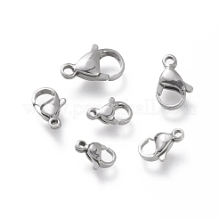 Non-Tarnish 304 Stainless Steel Lobster Claw Clasps&nbsp;STAS-I152-04P