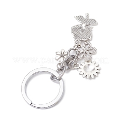 Tibetan Style Alloy Keychains&nbsp;KEYC-JKC01022