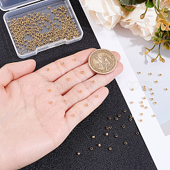 3Bags Brass Crimp Beads&nbsp;KK-BBC0026-09B
