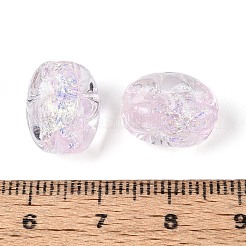 Handmade Foil Glass Beads Strands&nbsp;FOIL-N033-02G