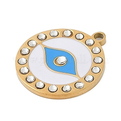 304 Stainless Steel Enamel Pendants&nbsp;STAS-I325-002G