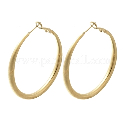 Brass Hoop Earrings for Women&nbsp;EJEW-A121-18C-G