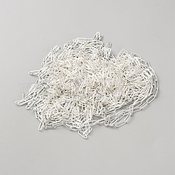 Brass Paperclip Chains&nbsp;CHC-WH0023-002S