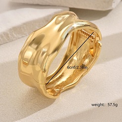 Luxurious Geometric Irregular Zinc Alloy Hinged Bangles for Women&nbsp;OU8852-3