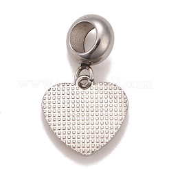 304 Stainless Steel Crystal Rhinestone European Dangle Charms&nbsp;STAS-F278-09P