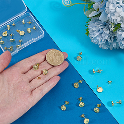 Brass Stud Earrings&nbsp;EJEW-PH0001-51B
