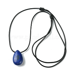 Natural & Synthetic Gemstone Pendant Necklaces&nbsp;NJEW-C046-02