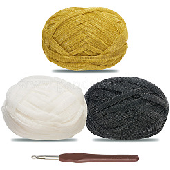 3 Skeins 3 Colors Polyester Yarn&nbsp;DIY-MB0002-06A